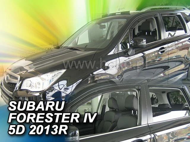 ΑΝΕΜΟΘΡΑΥΣΤΕΣ ΓΙΑ SUBARU FORESTER IV 5D 2013+ ΣΕΤ ΑΥΤΟΚΙΝΗΤΟΥ ΑΠΟ ΕΥΚΑΜΠΤΟ ΦΙΜΕ ΠΛΑΣΤΙΚΟ HEKO - 4 ΤΕΜ. ΑΝΕΜΟΘΡΑΥΣΤΕΣ ΓΙΑ SUBARU FORESTER IV 5D 2013+ ΣΕΤ ΑΥΤΟΚΙΝΗΤΟΥ ΑΠΟ ΕΥΚΑΜΠΤΟ ΦΙΜΕ ΠΛΑΣΤΙΚΟ HEKO - 4 ΤΕΜ. 28518 - Image 1
