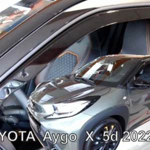 ΑΝΕΜΟΘΡΑΥΣΤΕΣ ΓΙΑ TOYOTA AYGO X 5D 2022+ ? ΖΕΥΓΑΡΙ ΑΠΟ ΕΥΚΑΜΠΤΟ ΦΙΜΕ ΠΛΑΣΤΙΚΟ HEKO - 2 ΤΕΜ. 29672