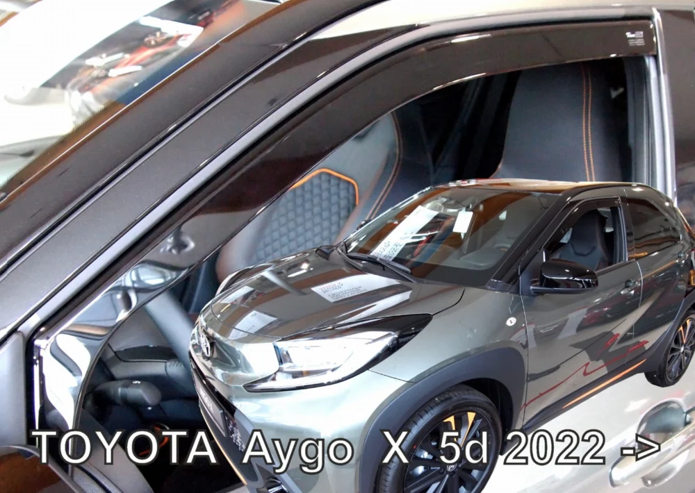 ΑΝΕΜΟΘΡΑΥΣΤΕΣ ΓΙΑ TOYOTA AYGO X 5D 2022+ ? ΖΕΥΓΑΡΙ ΑΠΟ ΕΥΚΑΜΠΤΟ ΦΙΜΕ ΠΛΑΣΤΙΚΟ HEKO - 2 ΤΕΜ. ΑΝΕΜΟΘΡΑΥΣΤΕΣ ΓΙΑ TOYOTA AYGO X 5D 2022+ ? ΖΕΥΓΑΡΙ ΑΠΟ ΕΥΚΑΜΠΤΟ ΦΙΜΕ ΠΛΑΣΤΙΚΟ HEKO - 2 ΤΕΜ. 29672 - Image 1