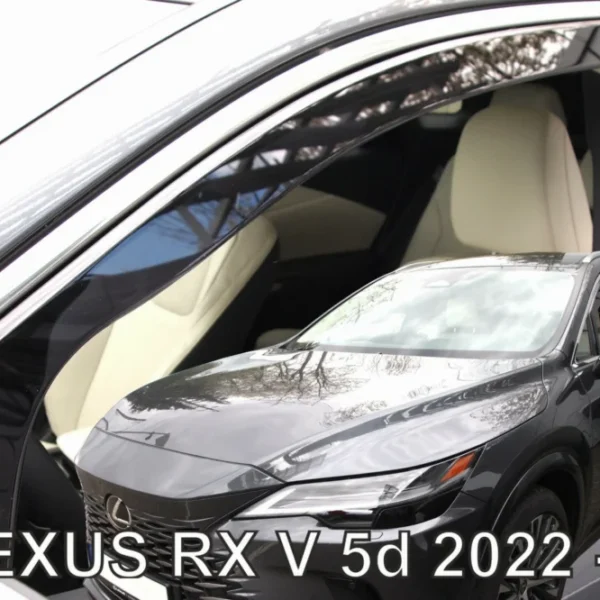 ΑΝΕΜΟΘΡΑΥΣΤΕΣ ΓΙΑ LEXUS RX V 5D 2022+ ?ΖΕΥΓΑΡΙ ΑΠΟ ΕΥΚΑΜΠΤΟ ΦΙΜΕ ΠΛΑΣΤΙΚΟ HEKO - 2 ΤΕΜ. 30035