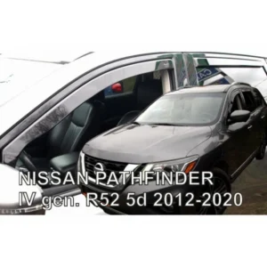 ΑΝΕΜΟΘΡΑΥΣΤΕΣ ΓΙΑ NISSAN PATHFINDER IV R52 5D 2012-2020 ?ΖΕΥΓΑΡΙ ΑΠΟ ΕΥΚΑΜΠΤΟ ΦΙΜΕ ΠΛΑΣΤΙΚΟ HEKO - 2 ΤΕΜ. 24319