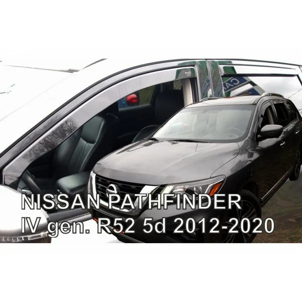 ΑΝΕΜΟΘΡΑΥΣΤΕΣ ΓΙΑ NISSAN PATHFINDER IV R52 5D 2012-2020 ?ΖΕΥΓΑΡΙ ΑΠΟ ΕΥΚΑΜΠΤΟ ΦΙΜΕ ΠΛΑΣΤΙΚΟ HEKO - 2 ΤΕΜ. ΑΝΕΜΟΘΡΑΥΣΤΕΣ ΓΙΑ NISSAN PATHFINDER IV R52 5D 2012-2020 ?ΖΕΥΓΑΡΙ ΑΠΟ ΕΥΚΑΜΠΤΟ ΦΙΜΕ ΠΛΑΣΤΙΚΟ HEKO - 2 ΤΕΜ. 24319 - Image 1