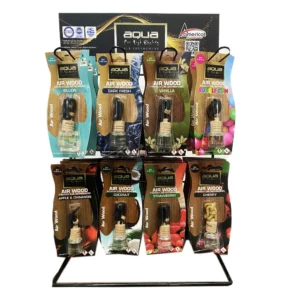 ΠΛΗΡΕΣ ΣΤΑΝΤ ME ΑΡΩΜΑΤΙΚA ΑΥΤΟΚΙΝΗΤΟΥ ΚΡΕΜΑΣΤA ΜΠΟΥΚΑΛΑΚΙΑ 6 ml (ΔΙΑΦΟΡΑ ΑΡΩΜΑΤΑ) AQUA -40 TMX STAIRWOOD40