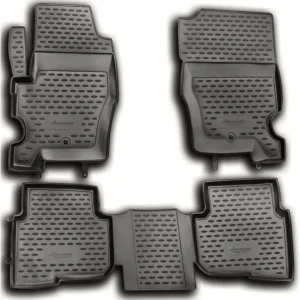 ΜΑΡΚΕ ΠΑΤΑΚΙΑ ΣΕ ΣΚΑΦΗ TPE ΛΑΣΤΙΧΟ ΓΙΑ LAND ROVER DISCOVERY 4 09/2009-2016  ΣΕ ΑΝΘΡΑΚΙ ΣΚΟΥΡΟ ΓΚΡΙ ΧΡΩΜΑ NOVLINE - 4 ΤΕΜ. EXP.NLC.28.05.211H