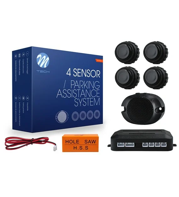 ΣΥΣΤΗΜΑ ΠΑΡΚΑΡΙΣΜΑΤΟΣ 12V ΜΕ 4 ΑΙΣΘΗΤΗΡΕΣ (ΜΑΥΡΟ) 22mm (ΕΠΙΠΛΕΟΝ ΔΑΚΤΥΛΙΔΙ) ΚΑΙ BUZZER M-TECH ΣΥΣΤΗΜΑ ΠΑΡΚΑΡΙΣΜΑΤΟΣ 12V ΜΕ 4 ΑΙΣΘΗΤΗΡΕΣ (ΜΑΥΡΟ) 22mm (ΕΠΙΠΛΕΟΝ ΔΑΚΤΥΛΙΔΙ) ΚΑΙ BUZZER M-TECH CP27B - Image 1