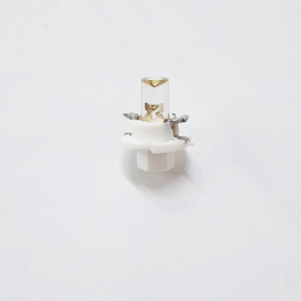 BAX 12V B8,4d 0,2W LED 1xFLUX 5mm ΛΕΥΚΟ 1ΤΕΜ. L049W