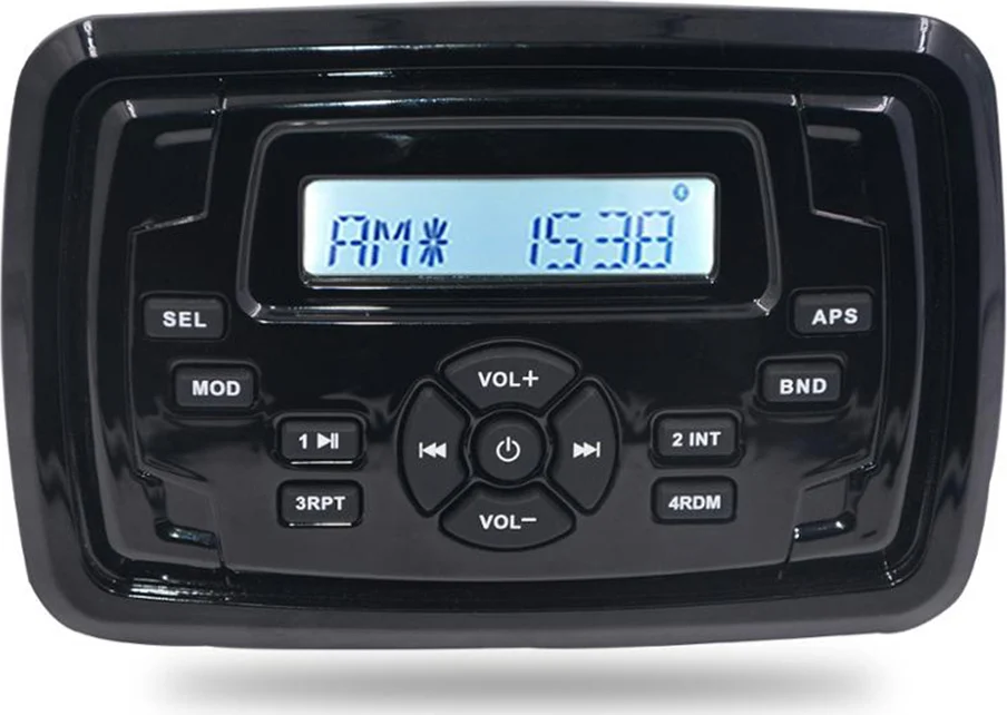 HASDA MP3 PLAYER 155X105mm - 12V - 4X45W ΜΕ ΡΑΔΙΟΦΩΝΟ/USB/BLUETOOTH (ΑΔΙΑΒΡΟΧΟ/ΜΑΥΡΟ) HASDA MP3 PLAYER 155X105mm - 12V - 4X45W ΜΕ ΡΑΔΙΟΦΩΝΟ/USB/BLUETOOTH (ΑΔΙΑΒΡΟΧΟ/ΜΑΥΡΟ) H-8103 - Image 1