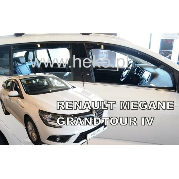 ΑΝΕΜΟΘΡΑΥΣΤΕΣ ΓΙΑ RENAULT MEGANE 5D 2016+ GRANDTOUR WAGON ΣΕΤ ΑΥΤΟΚΙΝΗΤΟΥ ΑΠΟ ΕΥΚΑΜΠΤΟ ΦΙΜΕ ΠΛΑΣΤΙΚΟ HEKO - 4 ΤΕΜ. ΑΝΕΜΟΘΡΑΥΣΤΕΣ ΓΙΑ RENAULT MEGANE 5D 2016+ GRANDTOUR WAGON ΣΕΤ ΑΥΤΟΚΙΝΗΤΟΥ ΑΠΟ ΕΥΚΑΜΠΤΟ ΦΙΜΕ ΠΛΑΣΤΙΚΟ HEKO - 4 ΤΕΜ. - Image 1
