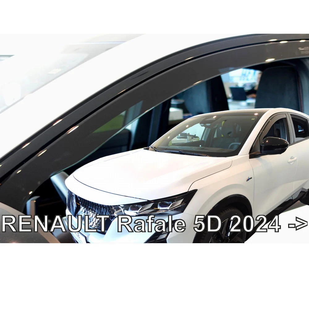 ΑΝΕΜΟΘΡΑΥΣΤΕΣ ΓΙΑ RENAULT RAFALE 5D 2024+ ΣΕΤ ΑΥΤΟΚΙΝΗΤΟΥ ΑΠΟ ΕΥΚΑΜΠΤΟ ΦΙΜΕ ΠΛΑΣΤΙΚΟ HEKO - 4 ΤΕΜ. ΑΝΕΜΟΘΡΑΥΣΤΕΣ ΓΙΑ RENAULT RAFALE 5D 2024+ ΣΕΤ ΑΥΤΟΚΙΝΗΤΟΥ ΑΠΟ ΕΥΚΑΜΠΤΟ ΦΙΜΕ ΠΛΑΣΤΙΚΟ HEKO - 4 ΤΕΜ. 27028 - Image 1