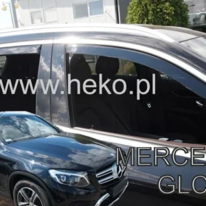 ΑΝΕΜΟΘΡΑΥΣΤΕΣ ΓΙΑ MERCEDES GLC X253 5D 2016+   ΣΕΤ ΑΥΤΟΚΙΝΗΤΟΥ ΑΠΟ ΕΥΚΑΜΠΤΟ ΦΙΜΕ ΠΛΑΣΤΙΚΟ HEKO - 4 ΤΕΜ. 23299