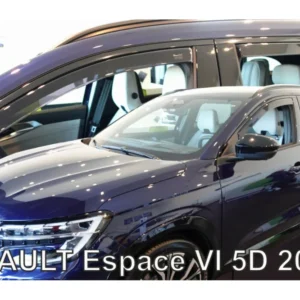 ΑΝΕΜΟΘΡΑΥΣΤΕΣ ΓΙΑ RENAULT ESPACE 5D 2023+ ΣΕΤ ΑΥΤΟΚΙΝΗΤΟΥ ΑΠΟ ΕΥΚΑΜΠΤΟ ΦΙΜΕ ΠΛΑΣΤΙΚΟ HEKO - 4 ΤΕΜ 27026