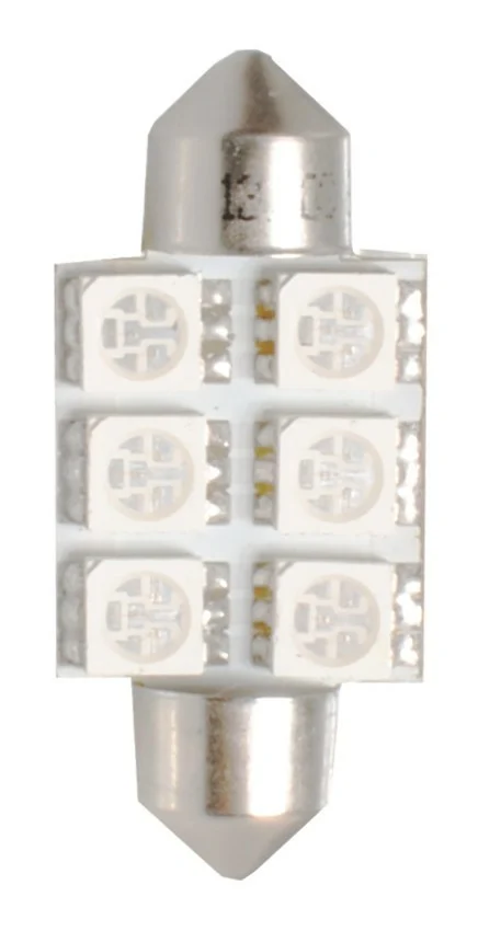 ΛΑΜΠΑΚΙΑ ΠΛΑΦΟΝΙΕΡΑΣ C5W/C10W 12V 1 ΛΑΜΠΑΚΙΑ ΠΛΑΦΟΝΙΕΡΑΣ C5W/C10W 12V 1,44W SV8,5 36mm PREMIUM LED 6xSMD5050 ΜΠΛΕ M-TECH - 1 ΤΕΜ. L052B - Image 1