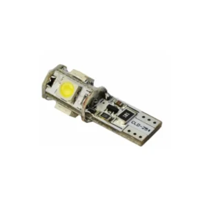 Λάμπα W5W 5xSMD 5050 με CAN-BUS 12V Λευκή 2τεμ. LB321W