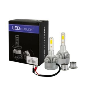 H3 LED SET C6 12/24V 6.500K 10.000lm 80W ΛΑΜΠΑ ΜΕ COB EPISTAR 1021 LED ΚΑΙ ΑΝΕΜΙΣΤΗΡΑΚΙ M-TECH - 2 ΤΕΜ. LSC3