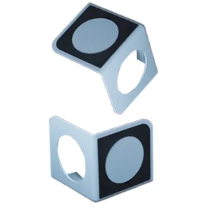 ΣΤΑΘΕΡΟΠΟΙΗΤΗΣ / ΔΙΑΧΩΡΙΣΤΙΚΟ STOPPER NOOK ΓΙΑ ΤΟ ΠΟΡΤ ΜΠΑΓΚΑΖ ΑΠΟ ΠΛΑΣΤΙΚΟ ΣΕ ΓΚΡΙ ΧΡΩΜΑ ΜΕ ΑΝΤΙΟΛΙΣΘΗΤΙΚΑ ΜΑΞΙΛΑΡΑΚΙΑ ΚΑΙ ΑΥΤΟΚΟΛΛΗΤΑ ΤΥΠΟΥ VELCRO RATI - 2 ΤΕΜ. V01772