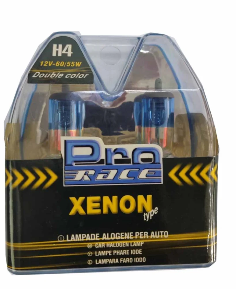 H4 12V 60/55W P43t RAINBOW BLUΕ ΤΥΠΟΥ XENON PRO-RACE - 2 ΤΕΜ. H4 12V 60/55W P43t RAINBOW BLUΕ ΤΥΠΟΥ XENON PRO-RACE - 2 ΤΕΜ. 13910 - Image 1