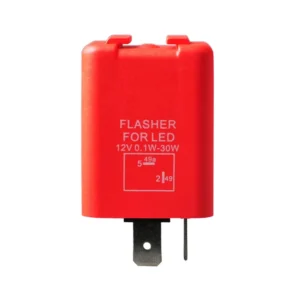 LED FLASHER (ΦΛΑΣΙΕΡΑ) 2 ΕΠΑΦΩΝ (L+-) 30x30x30mm M-TECH - 1ΤΕΜ. RE107