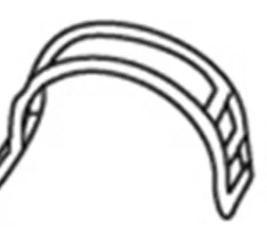 ΑΝΤΑΛΛΑΚΤΙΚΗ ΕΛΑΣΤΙΚΗ ΔΕΣΤΡΑ ΓΙΑ ΒΑΣΗ ΣΚΙ IGLOO MENABO - 2 ΤΕΜ.