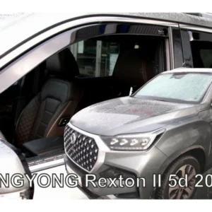 ΑΝΕΜΟΘΡΑΥΣΤΕΣ ΓΙΑ SSANGYONG REXTON 5D 2017+ ΣΕΤ ΑΥΤΟΚΙΝΗΤΟΥ ΑΠΟ ΕΥΚΑΜΠΤΟ ΦΙΜΕ ΠΛΑΣΤΙΚΟ HEKO - 4 ΤΕΜ. 28917