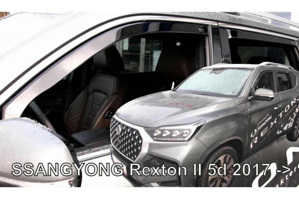 ΑΝΕΜΟΘΡΑΥΣΤΕΣ ΓΙΑ SSANGYONG REXTON 5D 2017+ ΣΕΤ ΑΥΤΟΚΙΝΗΤΟΥ ΑΠΟ ΕΥΚΑΜΠΤΟ ΦΙΜΕ ΠΛΑΣΤΙΚΟ HEKO - 4 ΤΕΜ. ΑΝΕΜΟΘΡΑΥΣΤΕΣ ΓΙΑ SSANGYONG REXTON 5D 2017+ ΣΕΤ ΑΥΤΟΚΙΝΗΤΟΥ ΑΠΟ ΕΥΚΑΜΠΤΟ ΦΙΜΕ ΠΛΑΣΤΙΚΟ HEKO - 4 ΤΕΜ. 28917 - Image 1