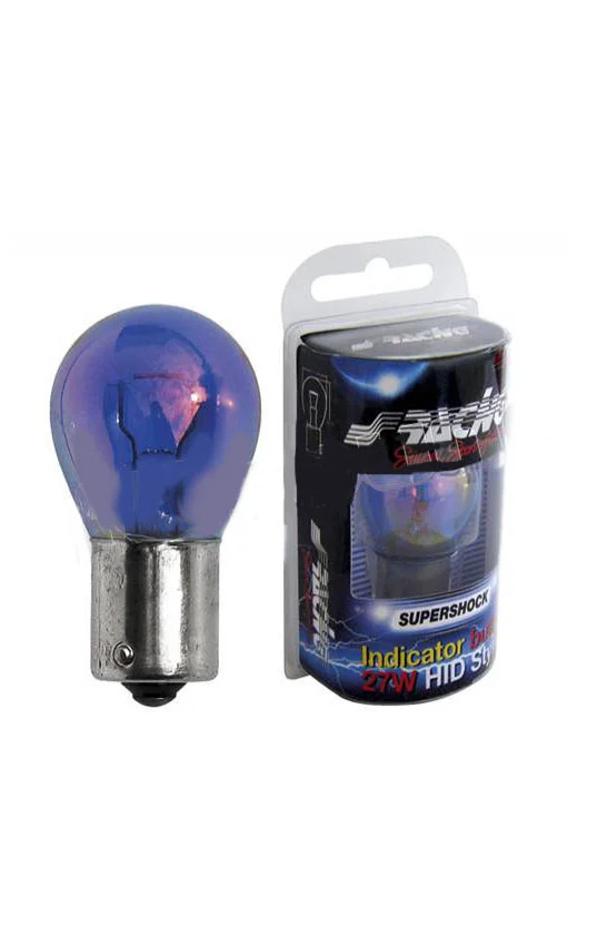 BAU15s 27W HID STYLE ΛΕΥΚΟ ΦΩΣ (ΜΟΝΟΠΟΛΙΚΟ-ΠΑΡΑΚΕΝΤΡΟ) SIMONI RACING - 1TΕΜ. BAU15s 27W HID STYLE ΛΕΥΚΟ ΦΩΣ (ΜΟΝΟΠΟΛΙΚΟ-ΠΑΡΑΚΕΝΤΡΟ) SIMONI RACING - 1TΕΜ. HS/27W - Image 1