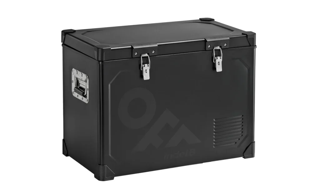 ΨΥΓΕΙΟ TB46 STEEL BLACK ΜΕΤΑΛΛΙΚΟ 45L 12/24V 85W 488x682x405mm INDEL B - 1 TEM. ΨΥΓΕΙΟ TB46 STEEL BLACK ΜΕΤΑΛΛΙΚΟ 45L 12/24V 85W 488x682x405mm INDEL B - 1 TEM. - Image 1