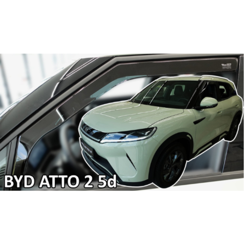 ΑΝΕΜΟΘΡΑΥΣΤΕΣ ΓΙΑ BYD ATTO 2 5D 2024+ ΖΕΥΓΑΡΙ ΑΠΟ ΕΥΚΑΜΠΤΟ ΦΙΜΕ ΠΛΑΣΤΙΚΟ HEKO - 2 ΤΕΜ. 11310