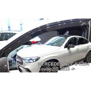 ΑΝΕΜΟΘΡΑΥΣΤΕΣ ΓΙΑ MERCEDES GLC COUPE II C254 5D 2023+ ΖΕΥΓΑΡΙ ΑΠΟ ΕΥΚΑΜΠΤΟ ΦΙΜΕ ΠΛΑΣΤΙΚΟ HEKO - 2 ΤΕΜ. 23653
