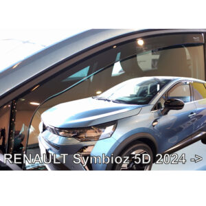 ΑΝΕΜΟΘΡΑΥΣΤΕΣ ΓΙΑ RENAULT SYMBIOZ 5D 2024+ ΖΕΥΓΑΡΙ ΑΠΟ ΕΥΚΑΜΠΤΟ ΦΙΜΕ ΠΛΑΣΤΙΚΟ HEKO - 2 ΤΕΜ. 27030
