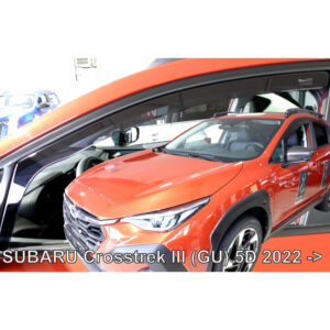 ΑΝΕΜΟΘΡΑΥΣΤΕΣ ΓΙΑ SUBARU CROSSTREK III (GU) 5D 2022+ ΖΕΥΓΑΡΙ ΑΠΟ ΕΥΚΑΜΠΤΟ ΦΙΜΕ ΠΛΑΣΤΙΚΟ HEKO - 2 ΤΕΜ 28533