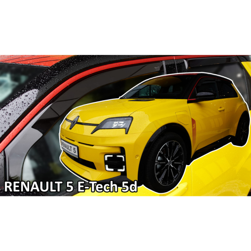 ΑΝΕΜΟΘΡΑΥΣΤΕΣ ΓΙΑ RENAULT 5 E-TECH ELECTRIC 5D 2024+ ΖΕΥΓΑΡΙ ΑΠΟ ΕΥΚΑΜΠΤΟ ΦΙΜΕ ΠΛΑΣΤΙΚΟ HEKO - 4 ΤΕΜ. ΑΝΕΜΟΘΡΑΥΣΤΕΣ ΓΙΑ RENAULT 5 E-TECH ELECTRIC 5D 2024+ ΖΕΥΓΑΡΙ ΑΠΟ ΕΥΚΑΜΠΤΟ ΦΙΜΕ ΠΛΑΣΤΙΚΟ HEKO - 4 ΤΕΜ. 27036 - Image 1