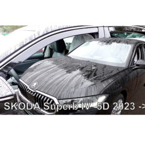 ΑΝΕΜΟΘΡΑΥΣΤΕΣ ΓΙΑ SKODA SUPERB IV 5D LIFTBACK 2023+ ΣΕΤ ΑΥΤΟΚΙΝΗΤΟΥ ΑΠΟ ΕΥΚΑΜΠΤΟ ΦΙΜΕ ΠΛΑΣΤΙΚΟ HEKO - 4 ΤΕΜ. 28368