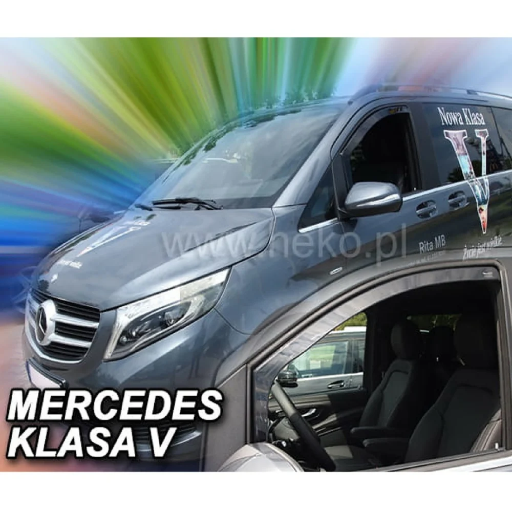 ΑΝΕΜΟΘΡΑΥΣΤΕΣ ΓΙΑ MERCEDES VITO KLAS V W447 2014+ ΖΕΥΓΑΡΙ ΑΠΟ ΕΥΚΑΜΠΤΟ ΦΙΜΕ ΠΛΑΣΤΙΚΟ HEKO - 2 ΤΕΜ. ΑΝΕΜΟΘΡΑΥΣΤΕΣ ΓΙΑ MERCEDES VITO KLAS V W447 2014+ ΖΕΥΓΑΡΙ ΑΠΟ ΕΥΚΑΜΠΤΟ ΦΙΜΕ ΠΛΑΣΤΙΚΟ HEKO - 2 ΤΕΜ. 23215 - Image 1