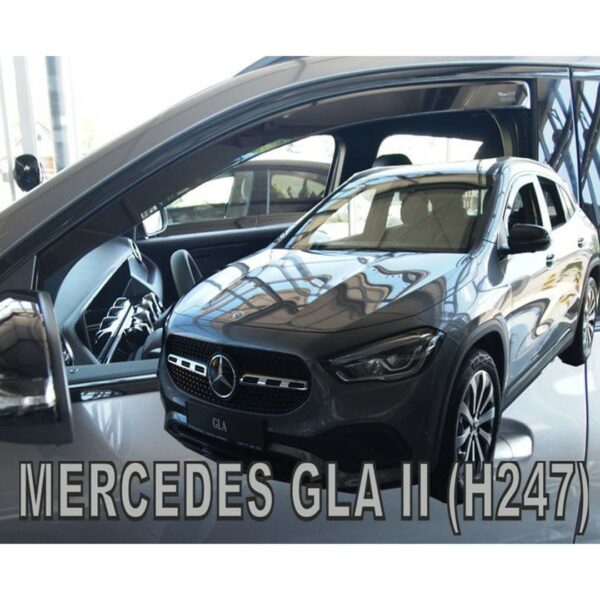 ΑΝΕΜΟΘΡΑΥΣΤΕΣ ΓΙΑ MERCEDES GLA H247 5D 2020+ ΖΕΥΓΑΡΙ ΑΠΟ ΕΥΚΑΜΠΤΟ ΦΙΜΕ ΠΛΑΣΤΙΚΟ HEKO - 2 ΤΕΜ. 23619
