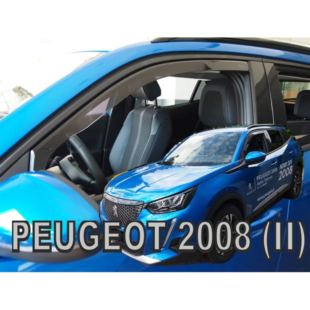 ΑΝΕΜΟΘΡΑΥΣΤΕΣ ΓΙΑ PEUGEOT 2008 5D 2019+ / 2008E 5D 2019+ - ΖΕΥΓΑΡΙ ΑΥΤΟΚΙΝΗΤΟΥ ΑΠΟ ΕΥΚΑΜΠΤΟ ΦΙΜΕ ΠΛΑΣΤΙΚΟ HEKO - 2 ΤΕΜ. ΑΝΕΜΟΘΡΑΥΣΤΕΣ ΓΙΑ PEUGEOT 2008 5D 2019+ / 2008E 5D 2019+ - ΖΕΥΓΑΡΙ ΑΥΤΟΚΙΝΗΤΟΥ ΑΠΟ ΕΥΚΑΜΠΤΟ ΦΙΜΕ ΠΛΑΣΤΙΚΟ HEKO - 2 ΤΕΜ. 26162 - Image 1