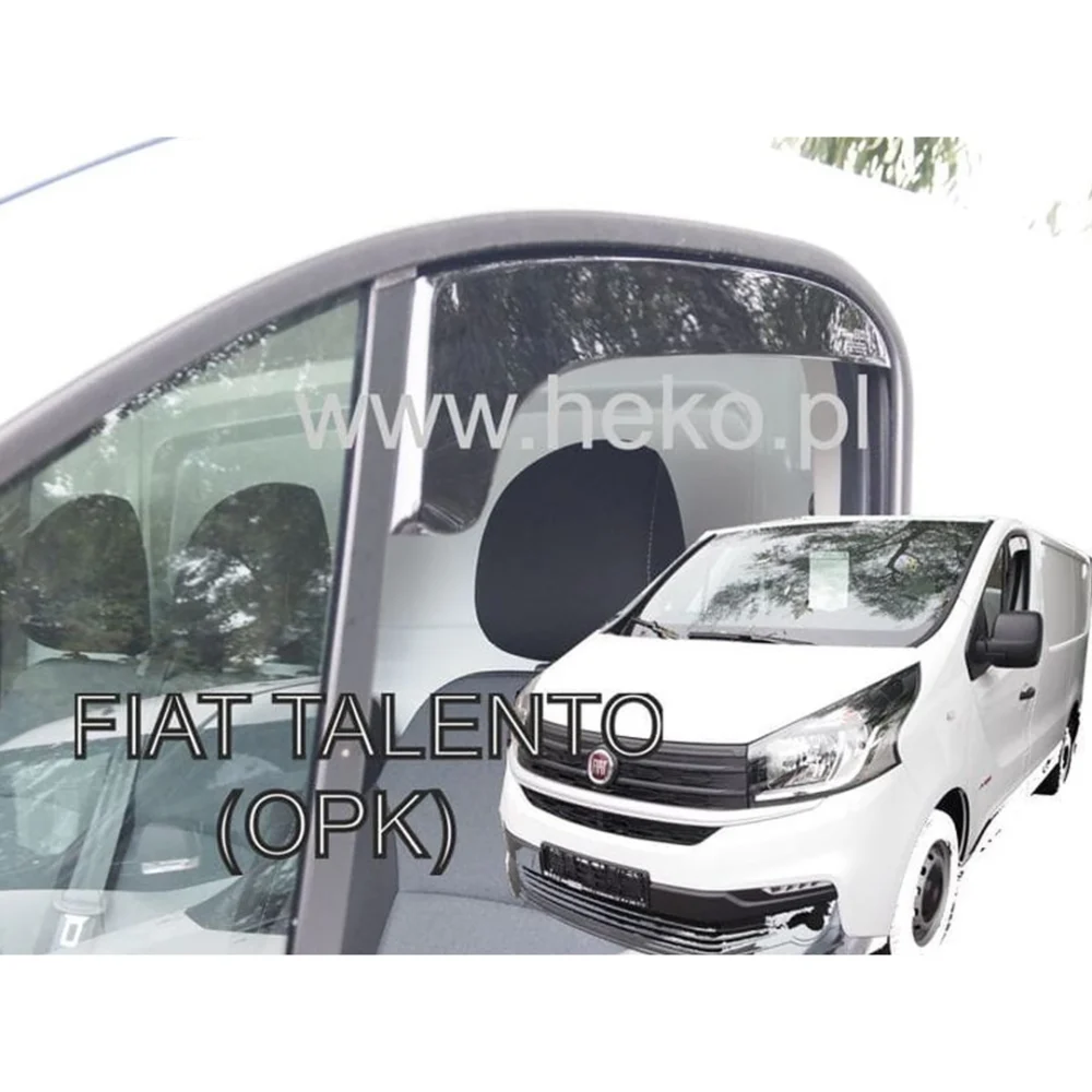 ΑΝΕΜΟΘΡΑΥΣΤΕΣ ΓΙΑ FIAT TALENTO 2016+ / OPEL VIVARO 2 2014-2019 / RENAULT TRAFIC 3 2014+ ΚΟΝΤΟ ΖΕΥΓΑΡΙ VAN ΑΠΟ ΕΥΚΑΜΠΤΟ ΦΙΜΕ ΠΛΑΣΤΙΚΟ HEKO - 2 ΤΕΜ. ΑΝΕΜΟΘΡΑΥΣΤΕΣ ΓΙΑ FIAT TALENTO 2016+ / OPEL VIVARO 2 2014-2019 / RENAULT TRAFIC 3 2014+ ΚΟΝΤΟ ΖΕΥΓΑΡΙ VAN ΑΠΟ ΕΥΚΑΜΠΤΟ ΦΙΜΕ ΠΛΑΣΤΙΚΟ HEKO - 2 ΤΕΜ. 27150 - Image 1