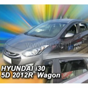 ΑΝΕΜΟΘΡΑΥΣΤΕΣ ΓΙΑ HYUNDAI I30 5D STATIONWAGON 02/2012-2017 ΣΕΤ ΑΥΤΟΚΙΝΗΤΟΥ ΑΠΟ ΕΥΚΑΜΠΤΟ ΦΙΜΕ ΠΛΑΣΤΙΚΟ HEKO - 4 ΤΕΜ.
