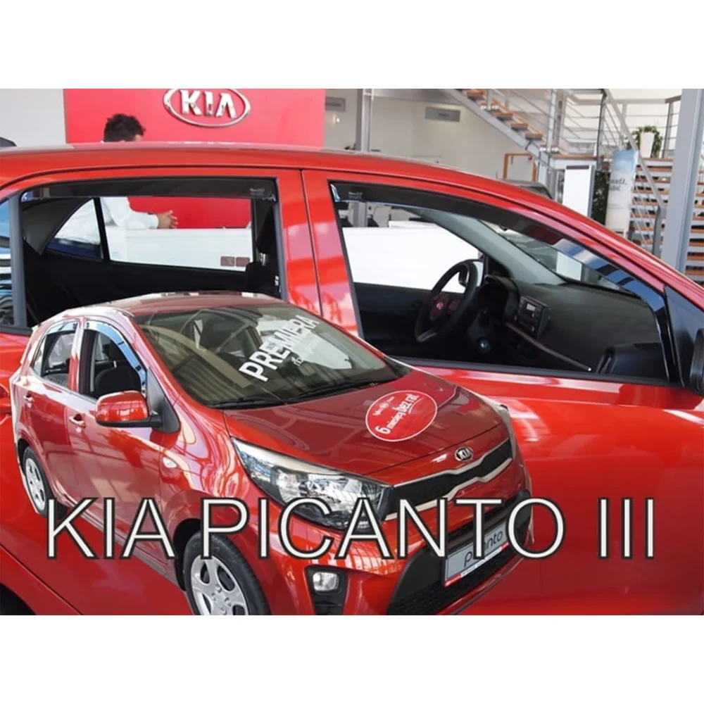 ΑΝΕΜΟΘΡΑΥΣΤΕΣ ΓΙΑ KIA PICANTO III 5D 2017+ - ΣΕΤ ΑΥΤΟΚΙΝΗΤΟΥ ΑΠΟ ΕΥΚΑΜΠΤΟ ΦΙΜΕ ΠΛΑΣΤΙΚΟ HEKO - 4 ΤΕΜ. ΑΝΕΜΟΘΡΑΥΣΤΕΣ ΓΙΑ KIA PICANTO III 5D 2017+ - ΣΕΤ ΑΥΤΟΚΙΝΗΤΟΥ ΑΠΟ ΕΥΚΑΜΠΤΟ ΦΙΜΕ ΠΛΑΣΤΙΚΟ HEKO - 4 ΤΕΜ. 20177 - Image 1