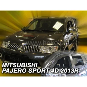 ΑΝΕΜΟΘΡΑΥΣΤΕΣ ΓΙΑ MITSUBISHI PAJERO SPORT 5D 2013-2018 ΣΕΤ ΑΥΤΟΚΙΝΗΤΟΥ ΑΠΟ ΕΥΚΑΜΠΤΟ ΦΙΜΕ ΠΛΑΣΤΙΚΟ HEKO - 4 ΤΕΜ. 23370