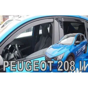 ΑΝΕΜΟΘΡΑΥΣΤΕΣ ΓΙΑ OPEL CORSA F 5D 2019+ / PEUGEOT 208 5D 2019+ ΣΕΤ ΑΥΤΟΚΙΝΗΤΟΥ ΑΠΟ ΕΥΚΑΜΠΤΟ ΦΙΜΕ ΠΛΑΣΤΙΚΟ HEKO - 4 ΤΕΜ. 25406
