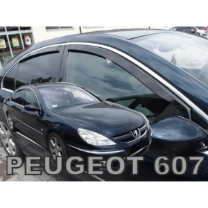 ΑΝΕΜΟΘΡΑΥΣΤΕΣ ΓΙΑ PEUGEOT 607 SEDAN 4D 1999-2010 ΣΕΤ ΑΥΤΟΚΙΝΗΤΟΥ ΑΠΟ ΕΥΚΑΜΠΤΟ ΦΙΜΕ ΠΛΑΣΤΙΚΟ HEKO - 4 ΤΕΜ. 26161