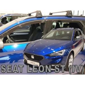 ΑΝΕΜΟΘΡΑΥΣΤΕΣ ΓΙΑ SEAT LEON 5D 2020+ / CUPRA LEON 5D 2020+ - ΣΕΤ ΑΥΤΟΚΙΝΗΤΟΥ ΑΠΟ ΕΥΚΑΜΠΤΟ ΦΙΜΕ ΠΛΑΣΤΙΚΟ HEKO - 4 ΤΕΜ. 28260