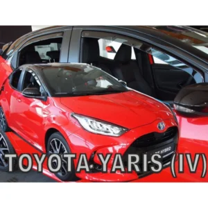 ΑΝΕΜΟΘΡΑΥΣΤΕΣ ΓΙΑ TOYOTA YARIS 5D 2019+ / MAZDA 2 HYBRID 5D 2022+ (ΥΒΡΙΔΙΚΟ) ΣΕΤ ΑΥΤΟΚΙΝΗΤΟΥ ΑΠΟ ΕΥΚΑΜΠΤΟ ΦΙΜΕ ΠΛΑΣΤΙΚΟ HEKO - 4 ΤΕΜ. 29666