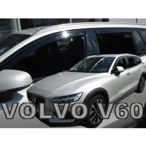 ΑΝΕΜΟΘΡΑΥΣΤΕΣ ΓΙΑ VOLVO V60 5D 2018+ ΣΕΤ ΑΥΤΟΚΙΝΗΤΟΥ ΑΠΟ ΕΥΚΑΜΠΤΟ ΦΙΜΕ ΠΛΑΣΤΙΚΟ HEKO - 4 ΤΕΜ. 31249