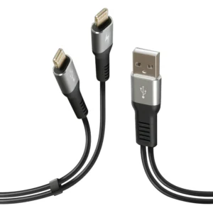 ΚΑΛΩΔΙΟ ΦΟΡΤΙΣΗΣ ΚΑΙ ΣΥΓΧΡΟΝΙΣΜΟΥ 100cm 480 MB/S 3000mA ΜΕ 2 APPLE 8 PIN (FAST CHARGE) 38698