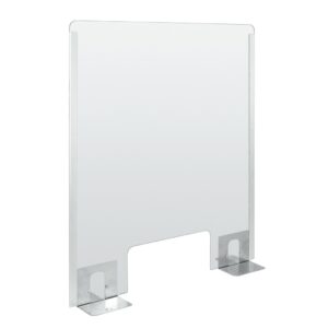 ΠΡΟΣΤΑΤΕΥΤΙΚΟ ΔΙΑΧΩΡΙΣΤΙΚΟ ΤΖΑΜΙ PLEXIGLASS 3mm 66x76cm ΜΕ ΤΡΥΠΑ ΚΑΙ ΒΑΣΕΙΣ ΣΤΗΡΙΞΗΣ ΑΛΟΥΜΙΝΙΟΥ 66933