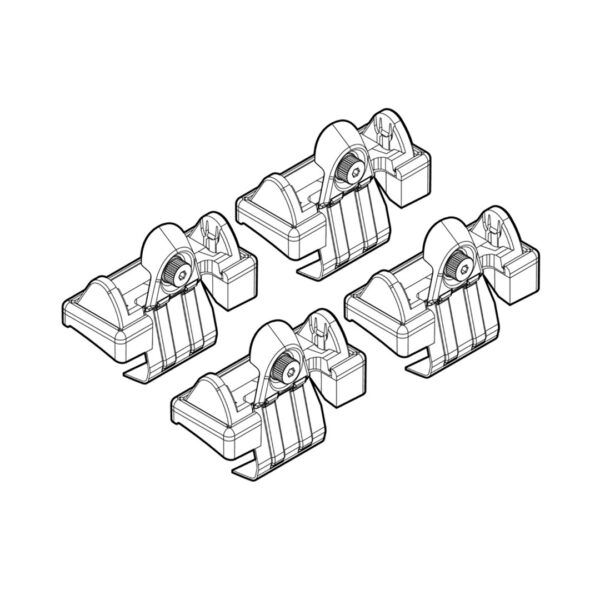 ΑΚΡΑ ΓΙΑ ΜΠΑΡΕΣ NORDRIVE ΓΙΑ SKODA OCTAVIA 5 09/04+ KIT N21041