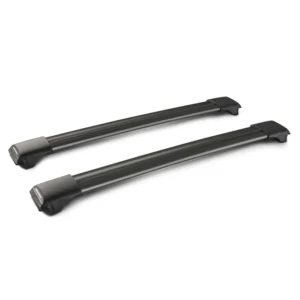 ΜΠΑΡΕΣ ΟΡΟΦΗΣ ΑΛΟΥΜΙΝΙΟΥ ΜΑΥΡΗ RAIL BAR STANDARD 91cm 2ΤΕΜ. ΜΕ ΚΛΕΙΔΙ Y8050241