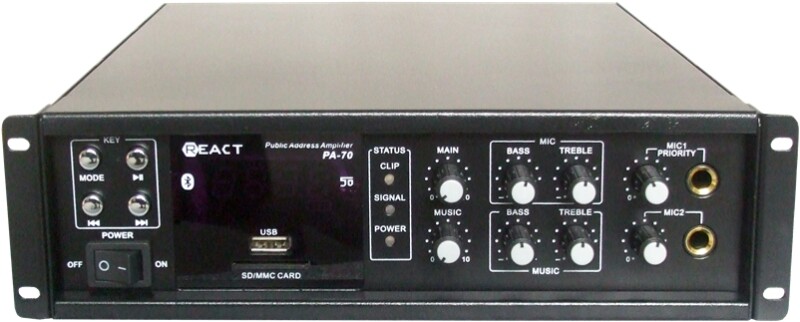 ΕΝΙΣΧΥΤΗΣ ΗΧΟΥ PA-70 ΕΝΙΣΧΥΤΗΣ ΗΧΟΥ PA-70