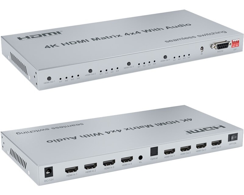 MATRIX 4x4 HDMI ΜΕ ΗΧΟ (4K@30Hz) CVT-314 MATRIX 4x4 HDMI ΜΕ ΗΧΟ (4K@30Hz) CVT-314